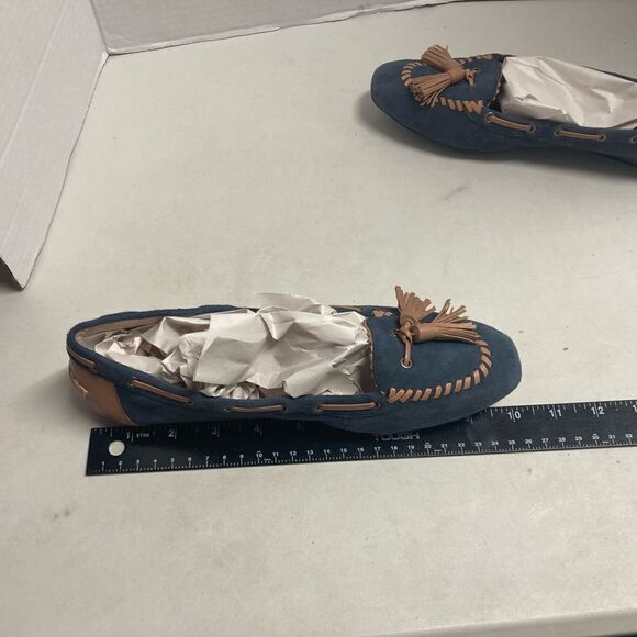 ISAAC MIZRAHI‎ LIVE!  Women’s shoes Size 7M, Blue & Tan - Picture 5 of 12